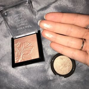 wet n wild and becca highlighters